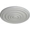 Ekena Millwork Carton Ceiling Medallion (For Canopies up to 3 3/4"), Hand-Painted Frost, 17 3/4"OD x 1 3/8"P CM18CAFRF - alternate 4